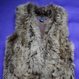 Blue Label Ralph Lauren Italian Lamb Fur Vest